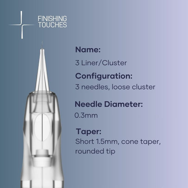 Precision Plus/Vogue 3 Liner (Cluster/Round) Needle