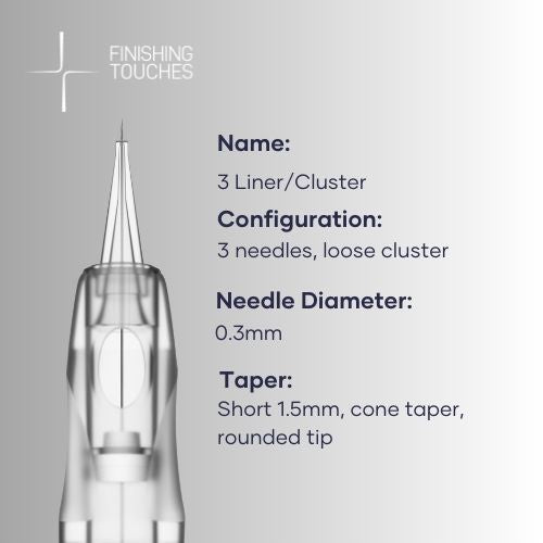 Precision Plus/Vogue 3 Liner (Cluster/Round) Needle