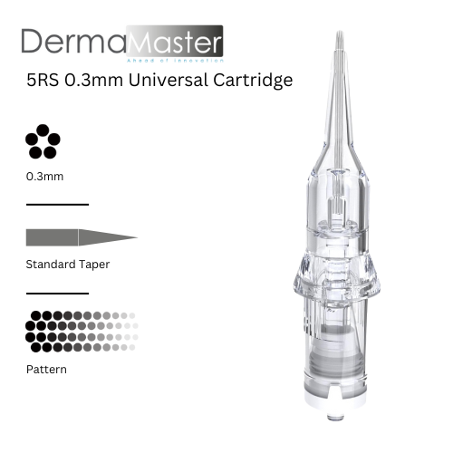 DermaMaster 5RS 0.3 Universal Needle Cartridge 