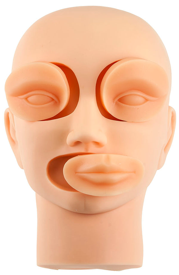 Mannequin Head with Replaceable Eyes & Lips