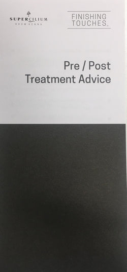 Pre & Post Treatment Leaflet - Supercilium