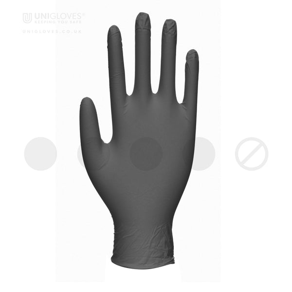 Unigloves - Black Gloves (100)