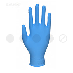 Unigloves - Blue Gloves (100)