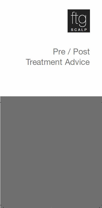 Pre & Post Treatment Leaflet - Scalp